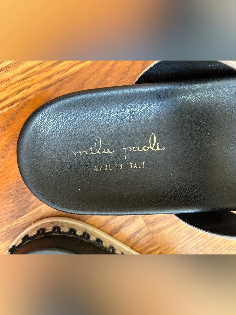 Mila Paoli leather sandals. Made in Italy